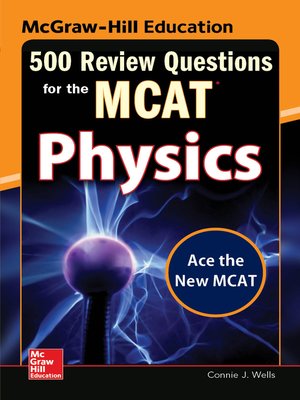 cover image of McGraw-Hill Education 500 Review Questions for the MCAT